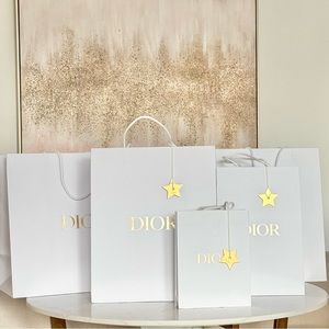 Dior shopping bags